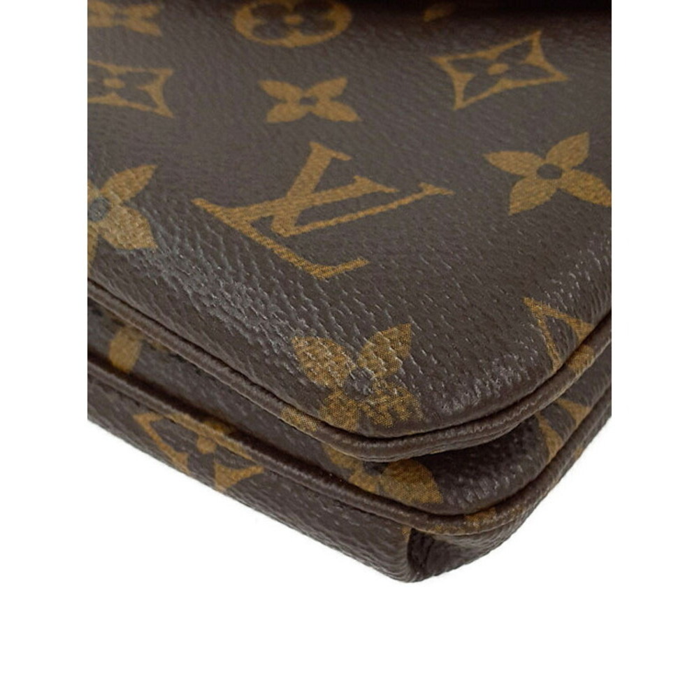 Louis Vuitton Monogram Leather Brown Twice Shoulder Bag - Picture 4 of 8